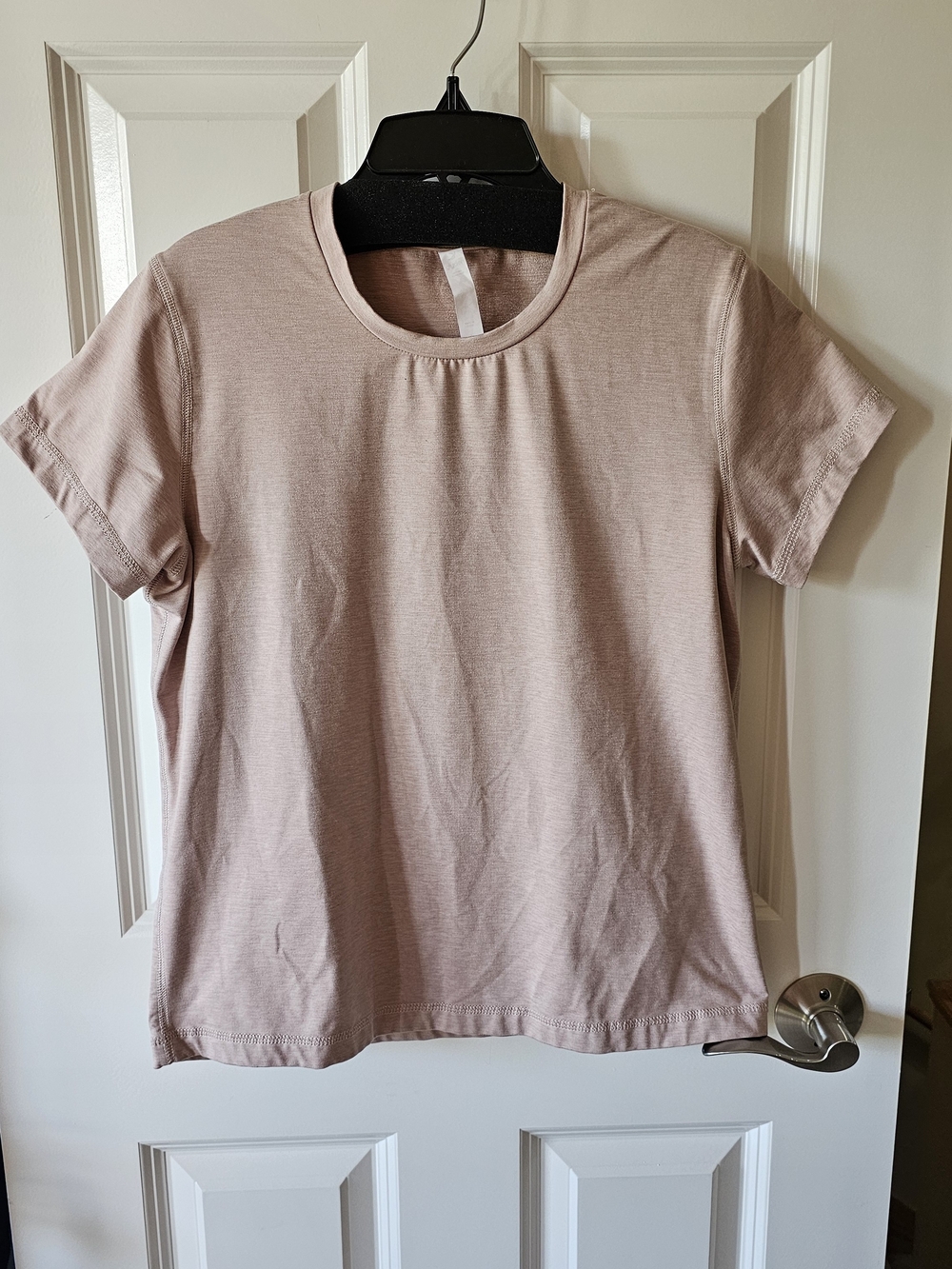 Girl's Crew Neck Short Sleeve Tee - Dusty Rose